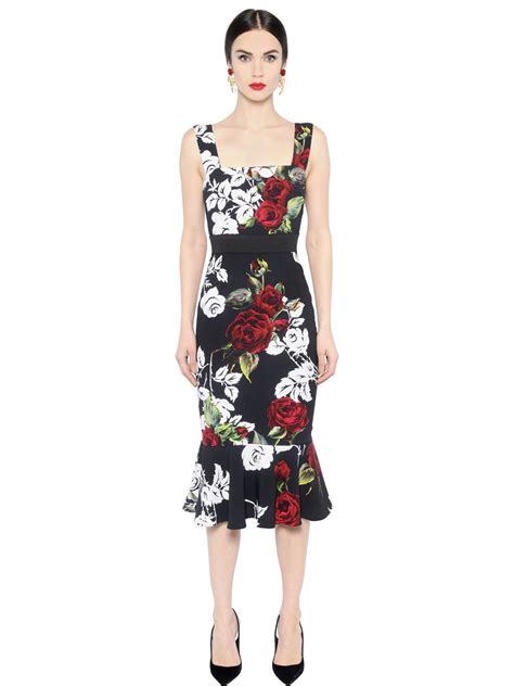 dolce gabbana red roses dress|dolce gabbana red perfume women.